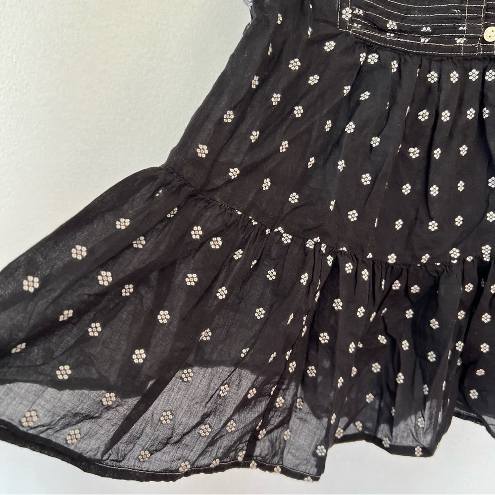 Free People State Of Grace Flowy Oversized Embroidery Flowers Ultra Light Tank S - Picture 9 of 13